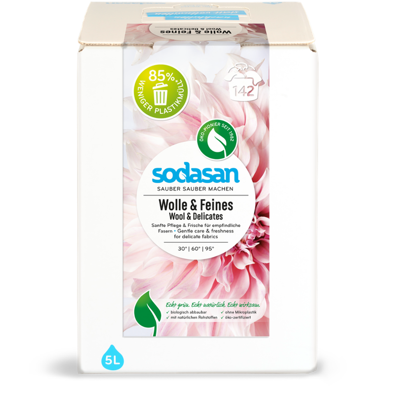 sodasan Wool & Delicates Detergent 5l BiB - Produktbild