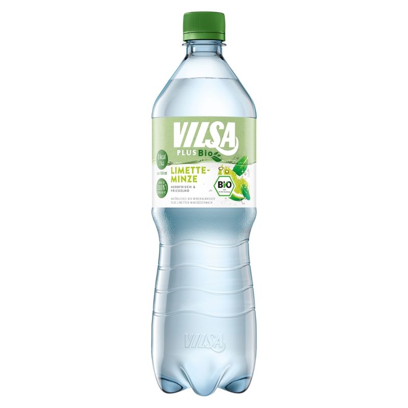 VILSA VILSA Plus Limette-Minze Bio 6x1,0l PET EW - Produktbild