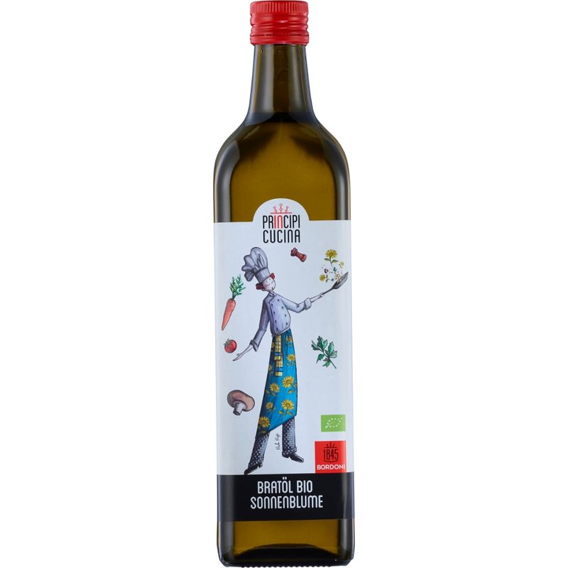 Bordoni1845 Bordoni Principi In Cucina Bratöl Bio Sonnenblume, High Oleic - Produktbild