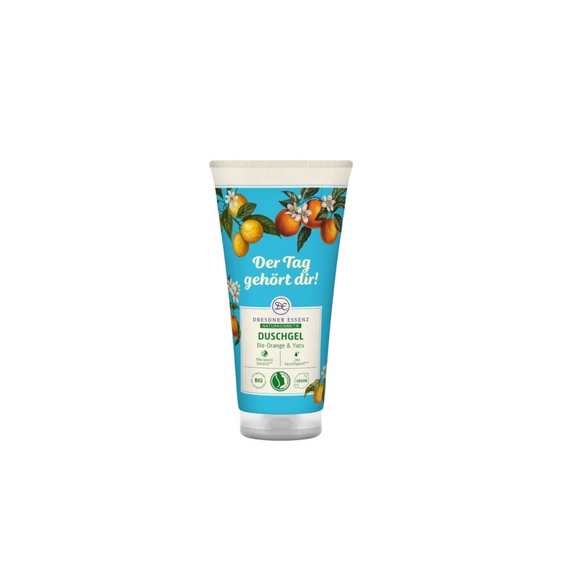 Dresdner Essenz DE Duschgel Bio-Orange Yuzu (Der Tag gehört dir!) - Produktbild