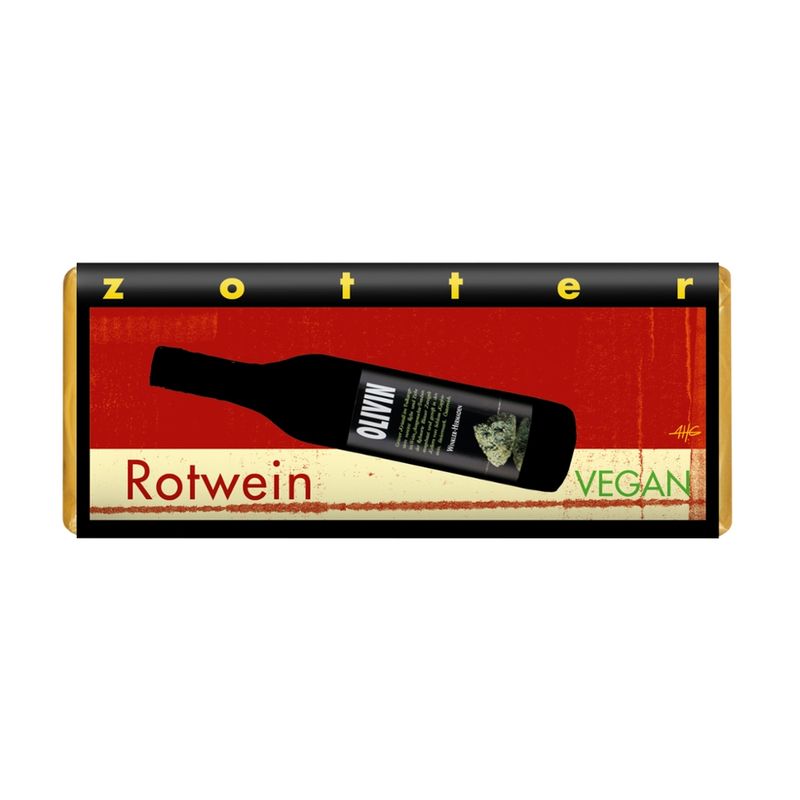 Zotter Schokolade Rotwein - vegan - Produktbild