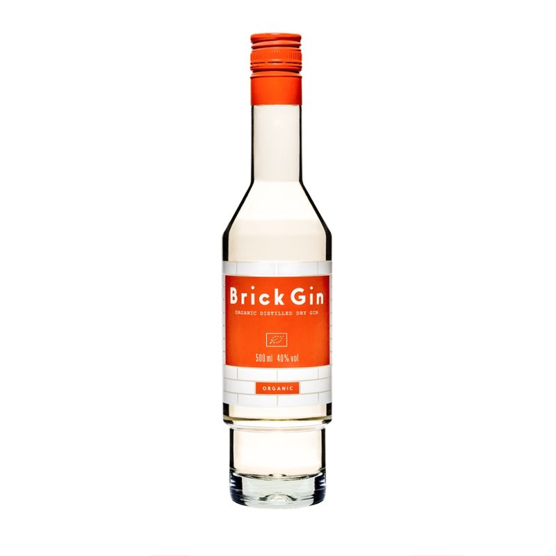 Brick Gin Brick Gin - Organic Distilled Dry Gin - 40% Vol. - 500ml - Produktbild