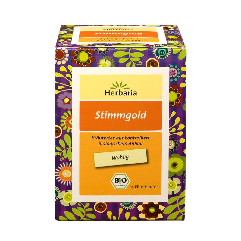 HERBARIA Stimmgold Tee bio 15 FB - Produktbild