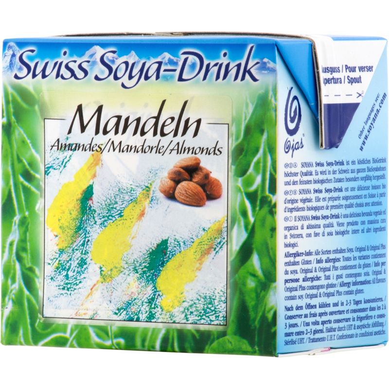 Soyana Swiss Soya-Drink Mandeln 0,5l - Produktbild