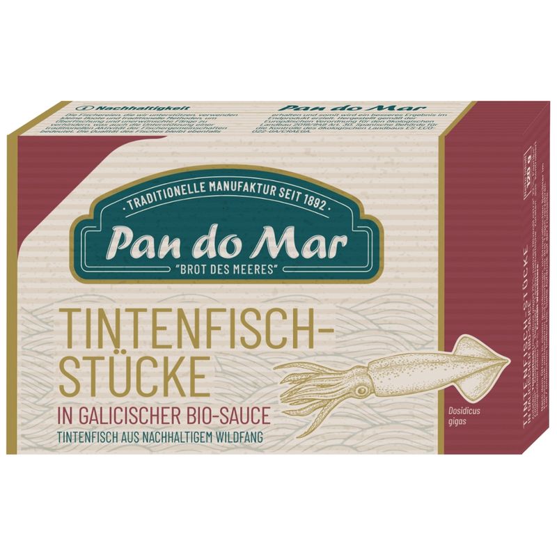 Pan do Mar Tintenfischstücke in galicischer Bio-Sauce - Produktbild