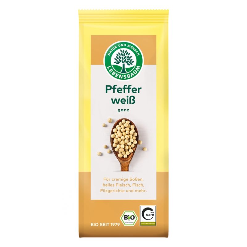 LEBENSBAUM Weißer Pfeffer, ganz - Produktbild