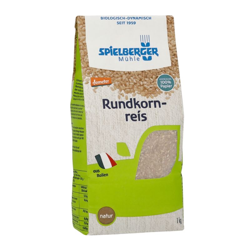 Spielberger Mühle Rundkornreis, natur, demeter - Produktbild