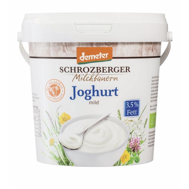 Schrozberger Milchbauern Joghurt mild 3,5%1kg - Produktbild