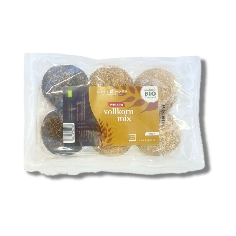 Mühlenbäckerei Bio-Vollkornbrötchen - Produktbild