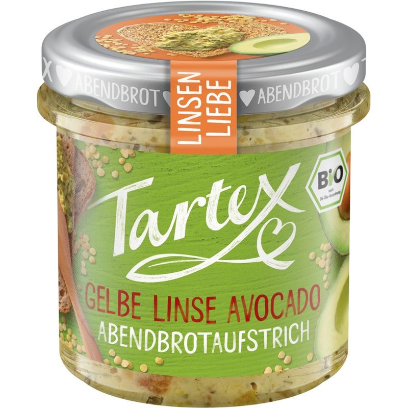 Tartex Linsen Liebe Gelbe Linse Avocado - Produktbild