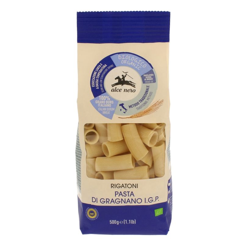 Alce Nero  Hartweizenrigatoni Gragnano g.g.A. - Produktbild