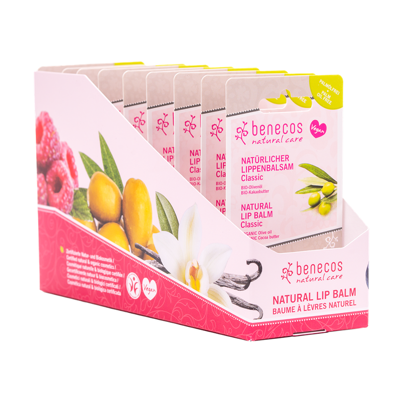 benecos benecos Lip Balm Display classic - Produktbild