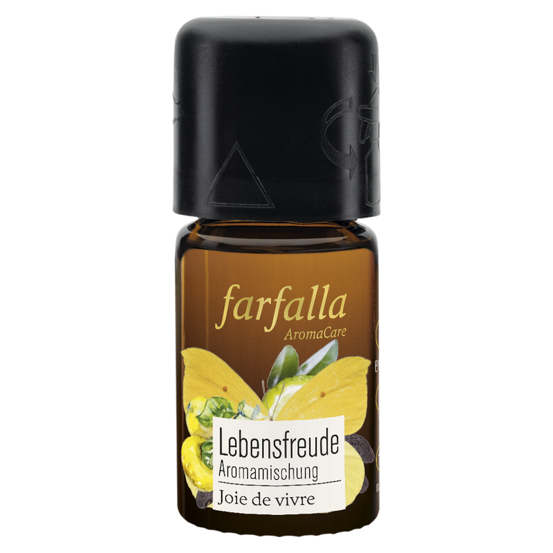 farfalla Lebensfreude, Bergamotte, Lebensfreude Aromamischung, 5ml - Produktbild