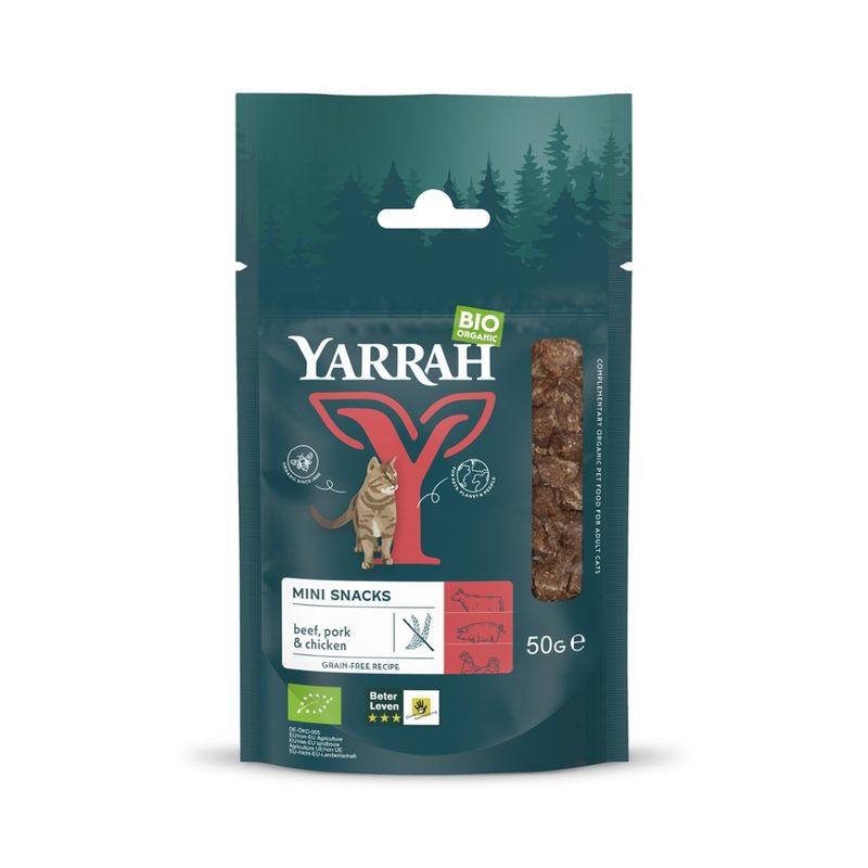 Yarrah Organic Petfood Yarrah Bio Katze Snack getreidefrei Mini-Snacks - Produktbild