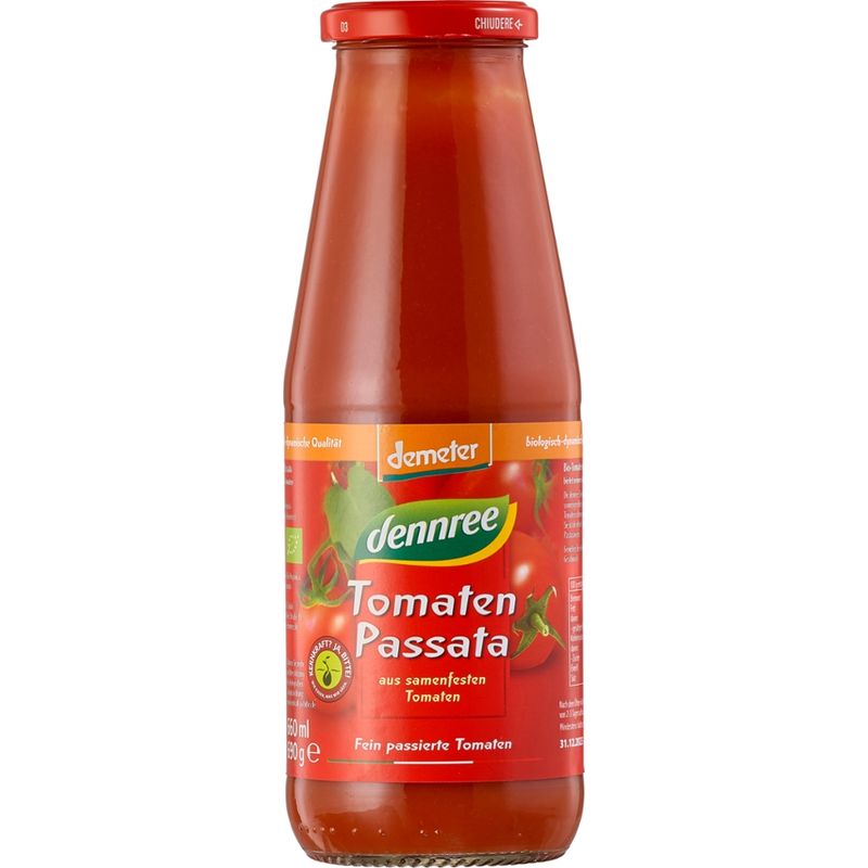 dennree Tomaten-Passata, aus samenfesten demeter Tomaten - Produktbild