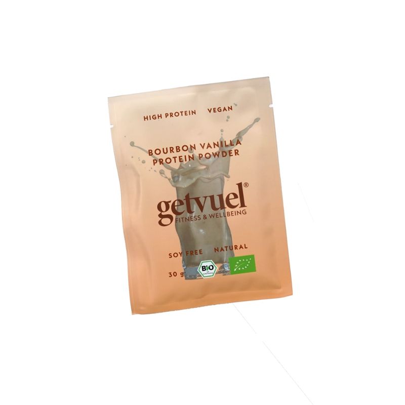 getvuel Sachet Bio Bourbon Vanilla Proteinpulver - Produktbild