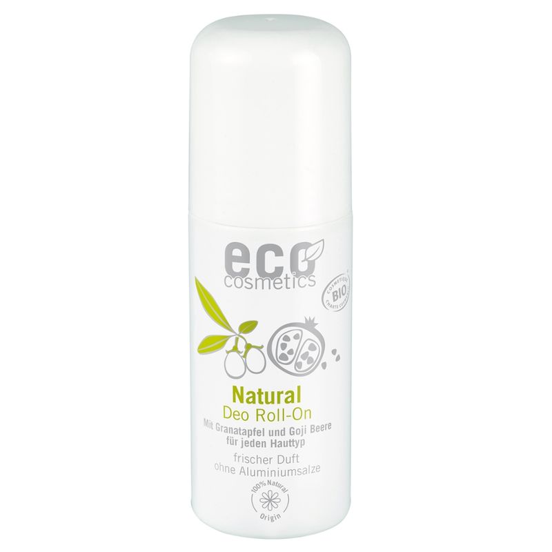 eco cosmetics Natural Deo Roll-On mit Granatapfel und Goji Beere - Produktbild