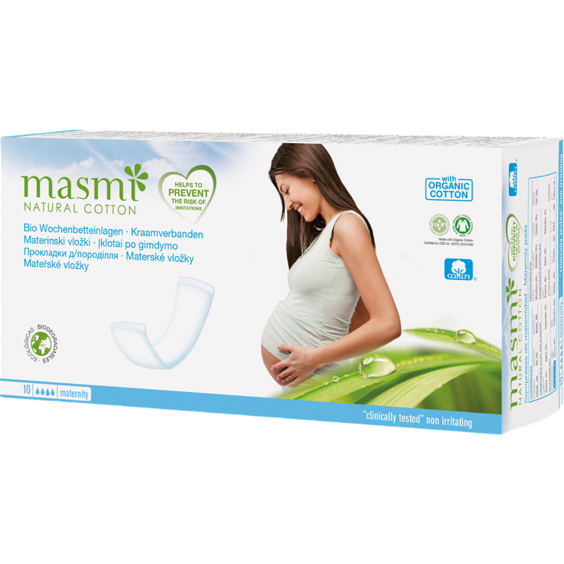 MASMI ORGANIC CARE Bio Wochenbetteinlagen aus 100% GOTS Bio Baumwolle MASMI - Produktbild