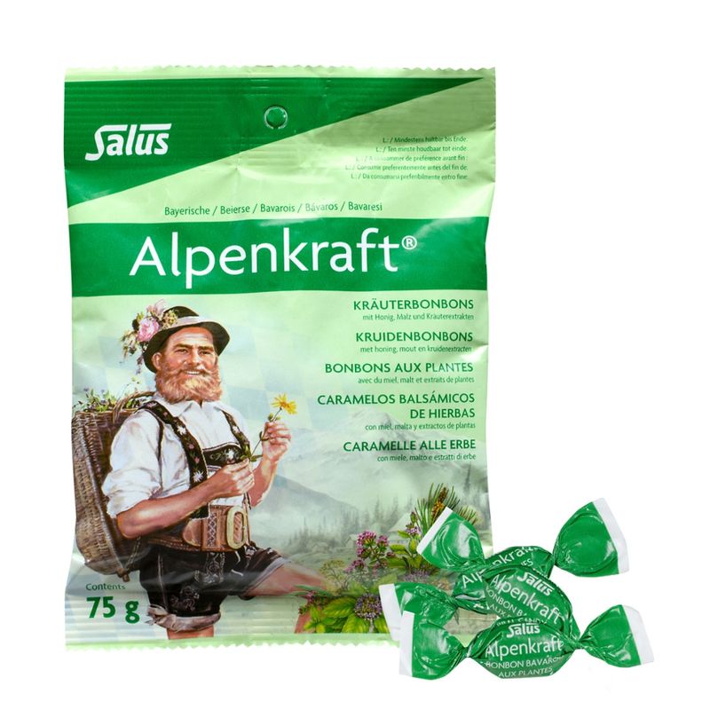 Salus® Bayerische Alpenkraft® Kräuterbonbons - Produktbild