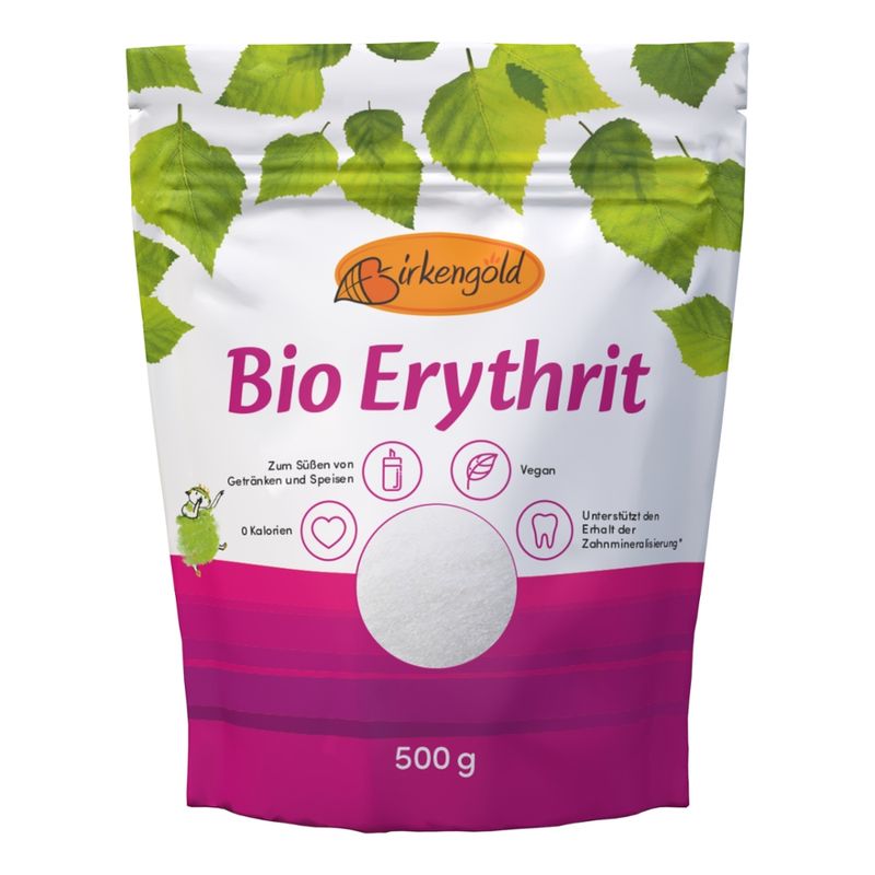 Birkengold Birkengold Bio Erythrit Beutel - Produktbild