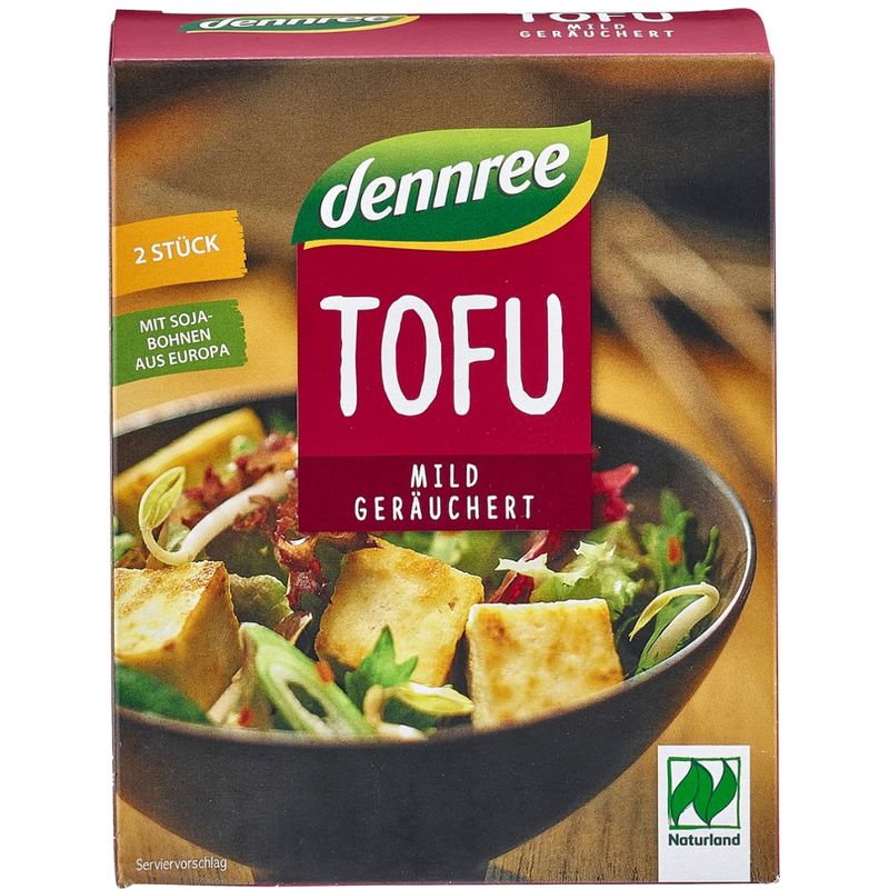 dennree Tofu geräuchert, 2x 175g - Produktbild