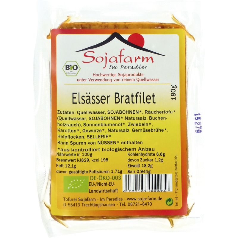 Sojafarm Elsässer Bratfilet - Produktbild