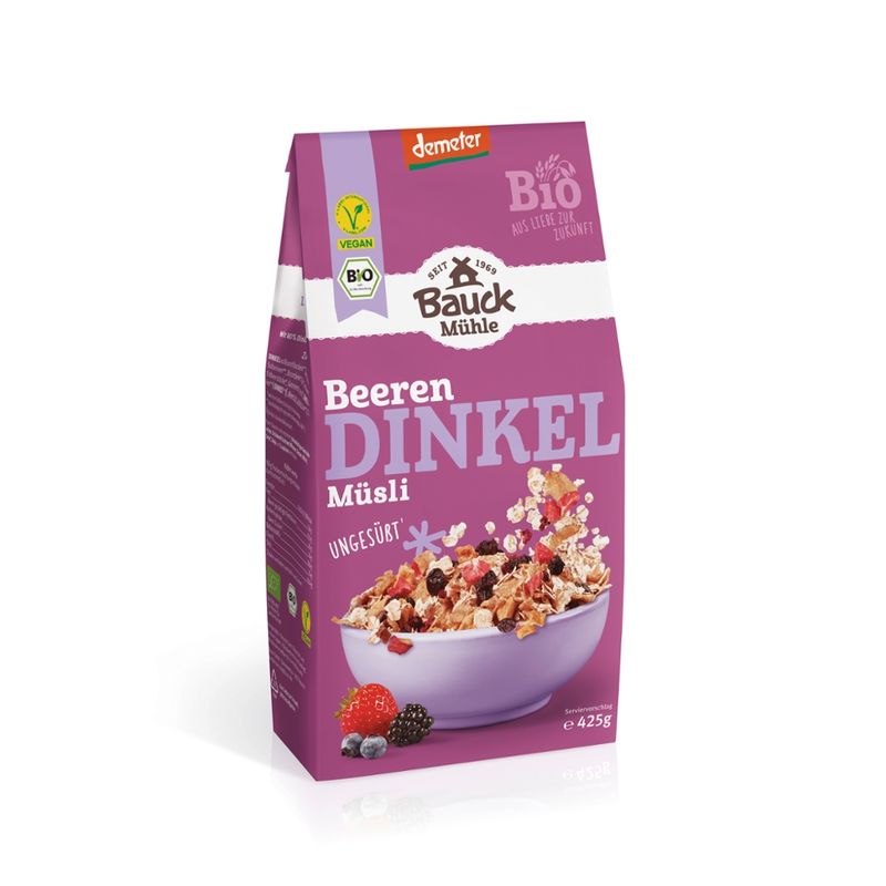 Bauck Mühle Dinkel Müsli Beeren Demeter - Produktbild