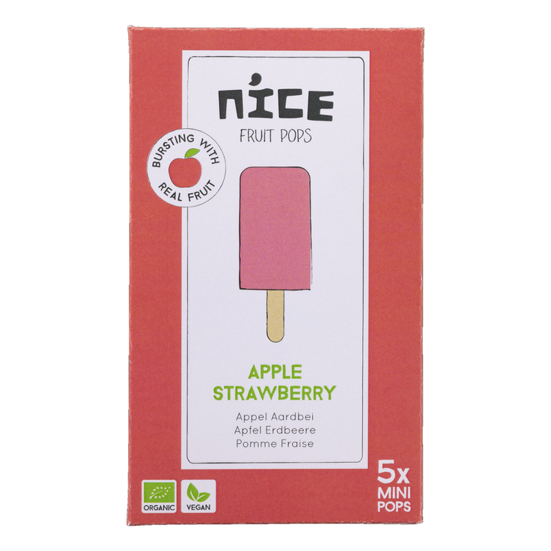 NICE NICE Fruit Pops multipack Apfel Erdbeere BIO - Produktbild