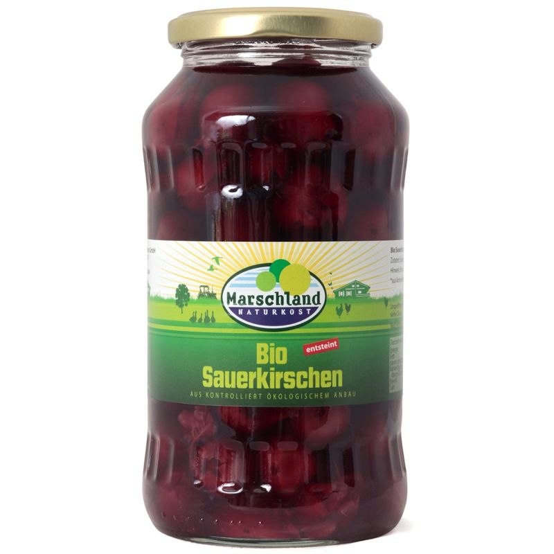Marschland  Bio-Sauerkirschen 720 ml Gl. MARSCHLAND - Produktbild