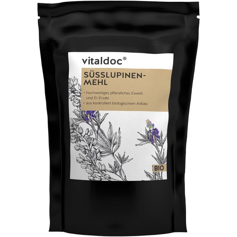 GESUND & Leben Reformqualität seit 1995 vitaldoc® BIO SÜSSLUPINENMEHL - Produktbild