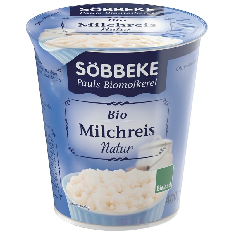 Söbbeke Bio Milchreis Natur - Produktbild