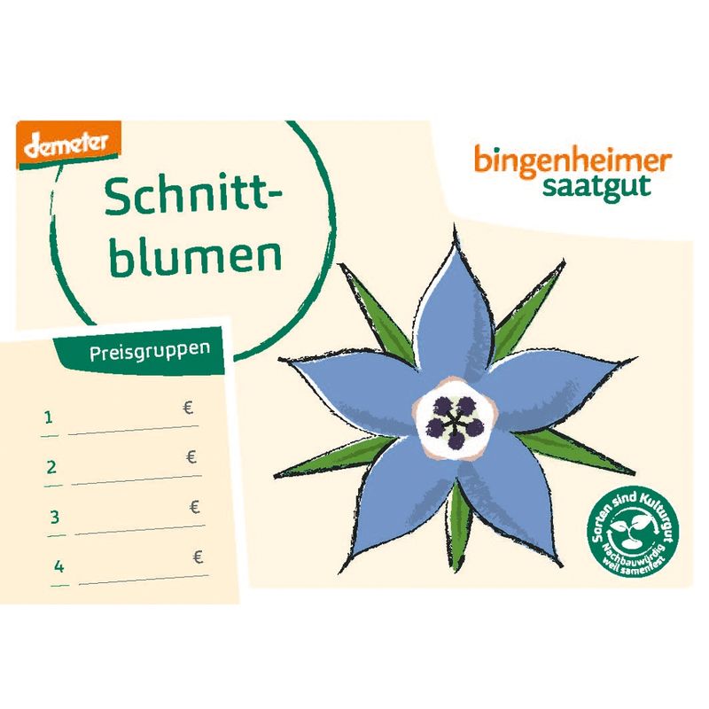 Bingenheimer Saatgut Schnittblumen - Sortiment - Produktbild