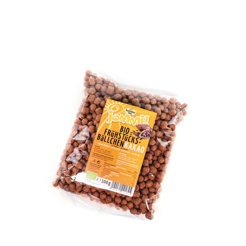 Rosenfellner Mühle & Naturkost Jammi! Bio Frühstücksbällchen Kakao glutenfrei 100g - Produktbild