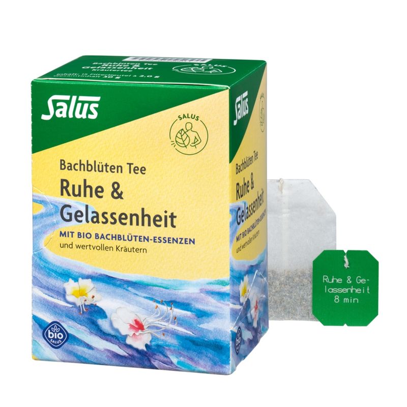 Salus® Bachblüten-Tee Ruhe & Gelassenheit bio 15 FB - Produktbild