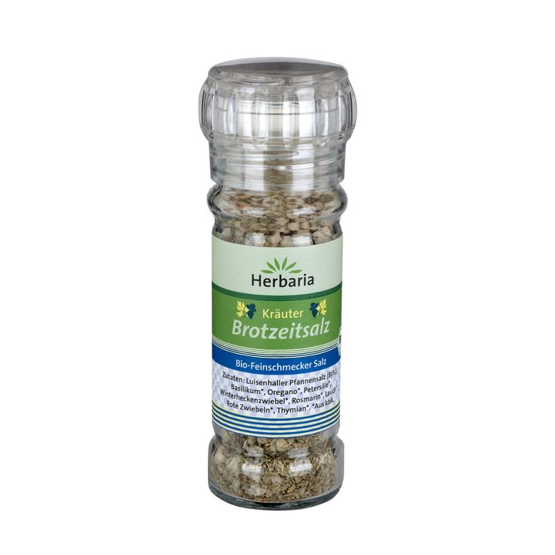 HERBARIA Kräuter Brotzeitsalz bio Mühle - Produktbild