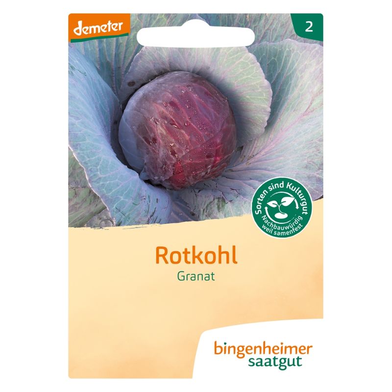 Bingenheimer Saatgut Granat - Rotkohl (Saatgut) - Produktbild