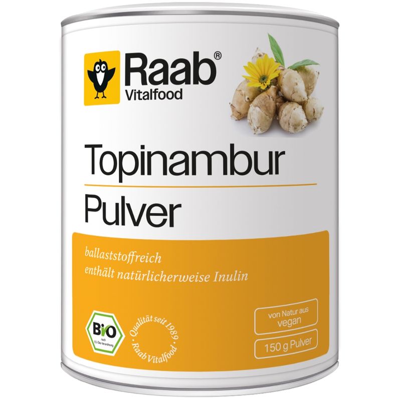 Raab Vitalfood Bio Topinamburpulver, 150g - Produktbild