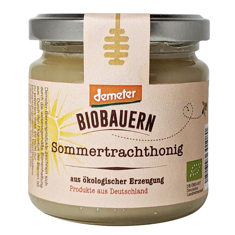 Bodensee-Bio-Bauern Deutsche Biobauern Sommertrachthonig - Produktbild