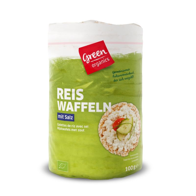 greenorganics Reiswaffeln mit Salz - Produktbild