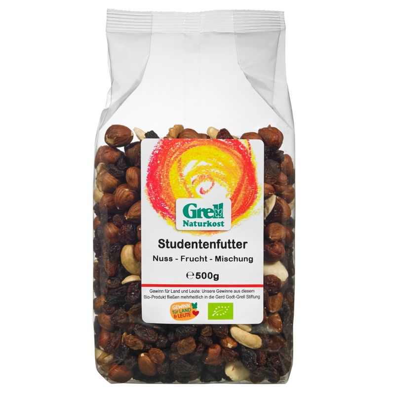 Grell Naturkost Studentenfutter Nuss-Frucht-Mischung - Produktbild