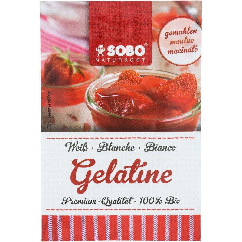 Sobo Bio Gelatine, gemahlen - Produktbild