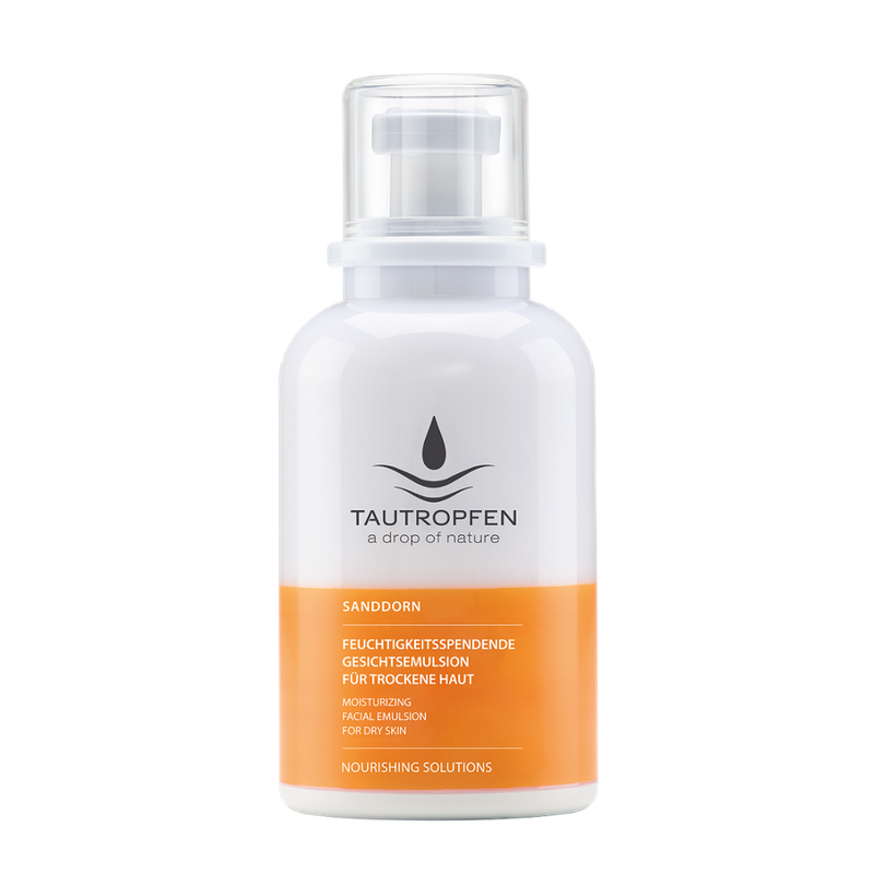 Tautropfen Nourishing/Sanddorn, Feuchtigkeitsspendende Gesichtsemulsion für trockene Haut - Produktbild