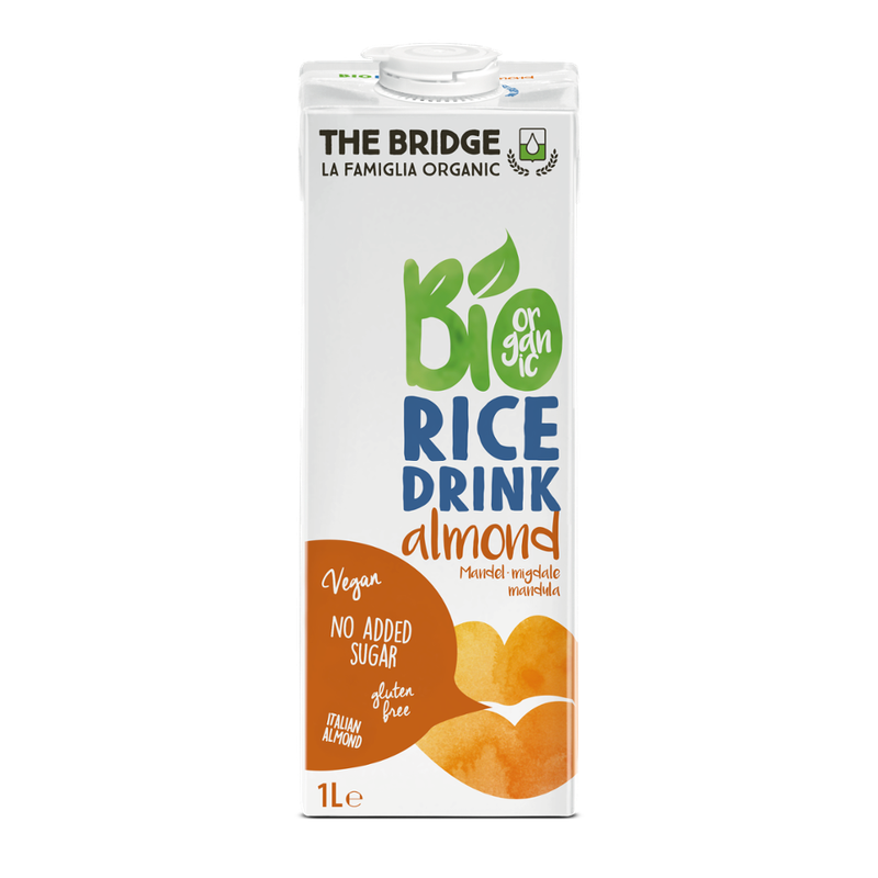 THE BRIDGE BIO BIO RICE DRINK ALMOND 1000 ML - Produktbild