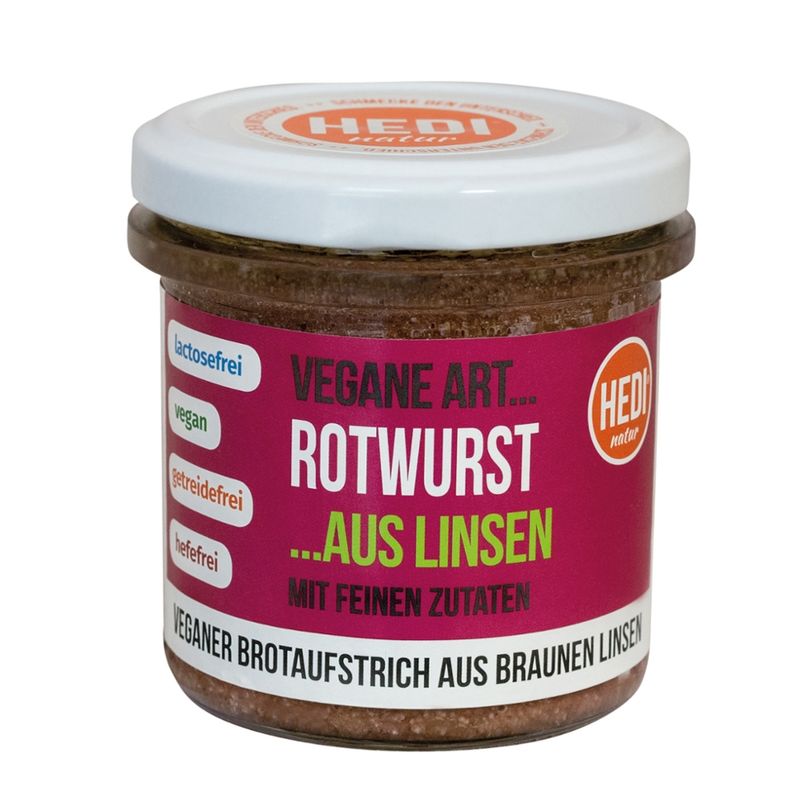 HEDI Vegane Art... Rotwurst mit feinen Zutaten - Produktbild