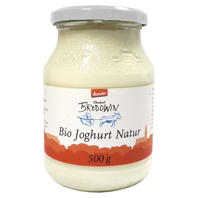 Ökodorf Brodowin Bio Joghurt im Glas, 500 g - Produktbild