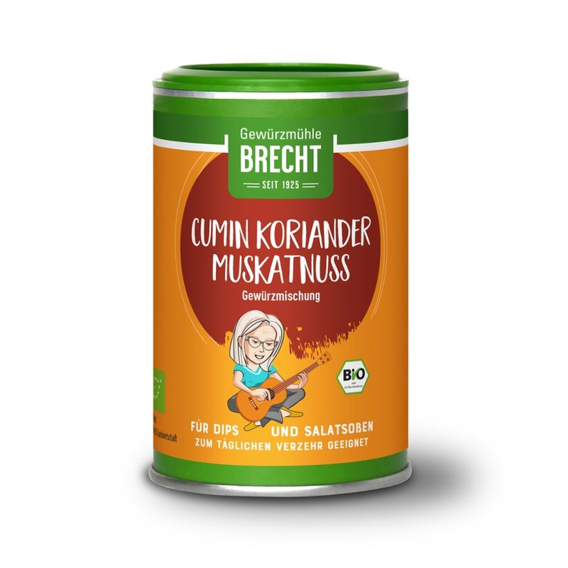 Gewürzmühle Brecht Cumin-Koriander-Muskatnuss Dose - Produktbild