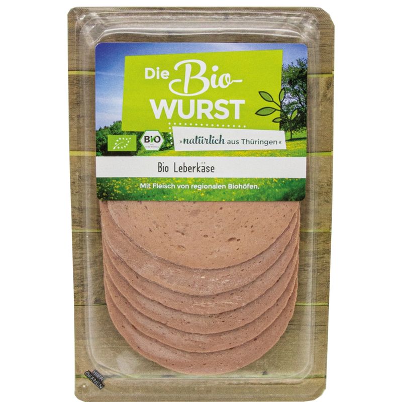 Die Bio-Wurst Bio Leberkäse 80g - Produktbild