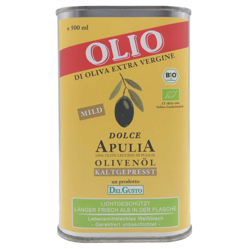 DelGusto Olivenöl DOLCE extra vergine mild - Produktbild