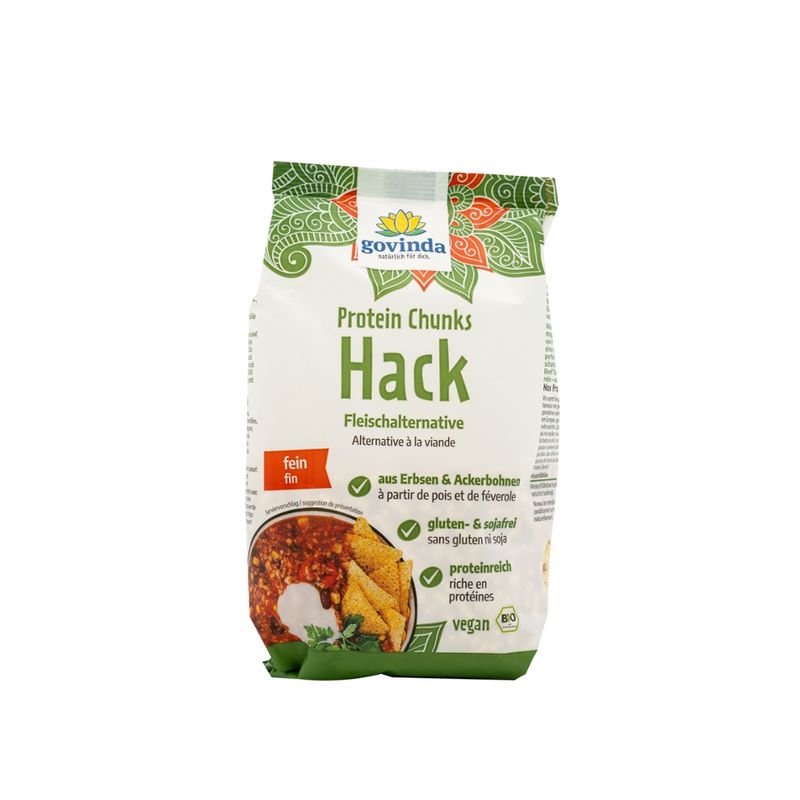 Govinda Protein Chunks Hack Fleischalternative - Produktbild
