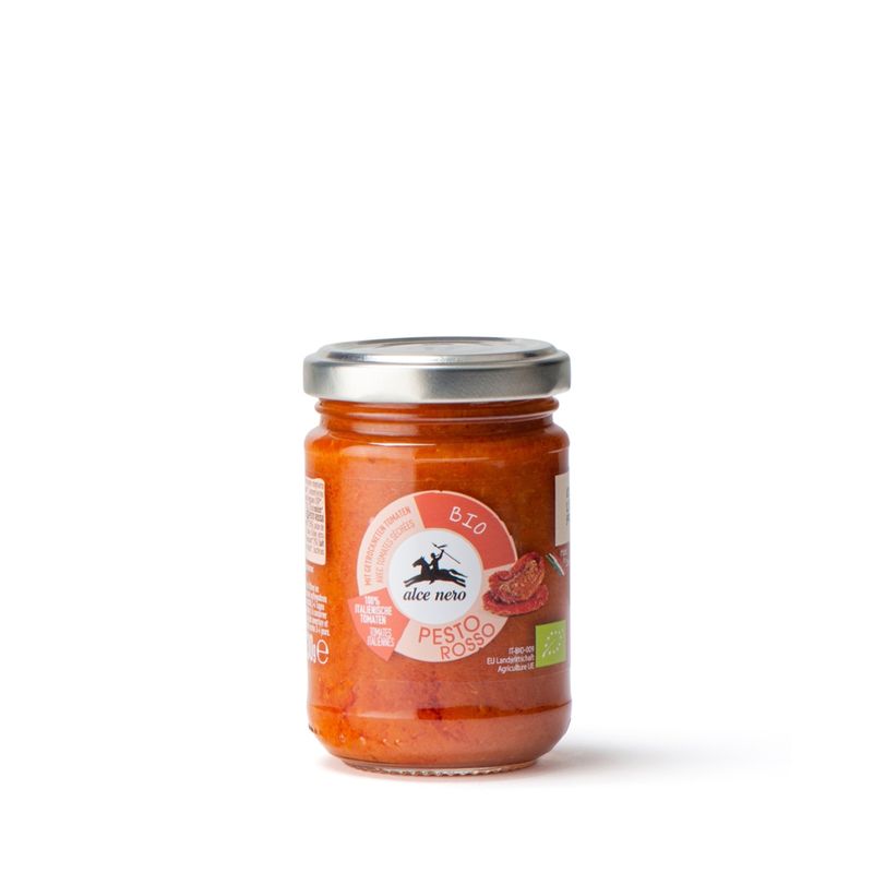 Alce Nero  Rotes Pesto mit getrockneten Tomaten - Produktbild